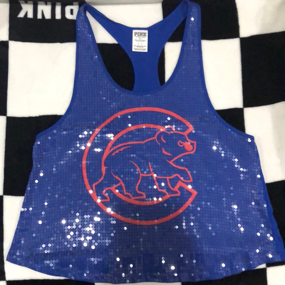 Victoria’s Secret Pink Chicago Cubs Bling Tee
